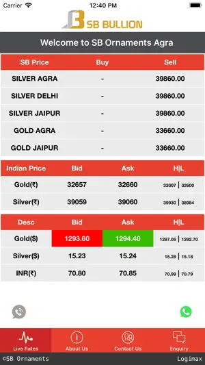 SB Bullion screenshot 1