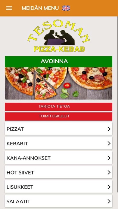 Tesoman Pizzeria Screenshot