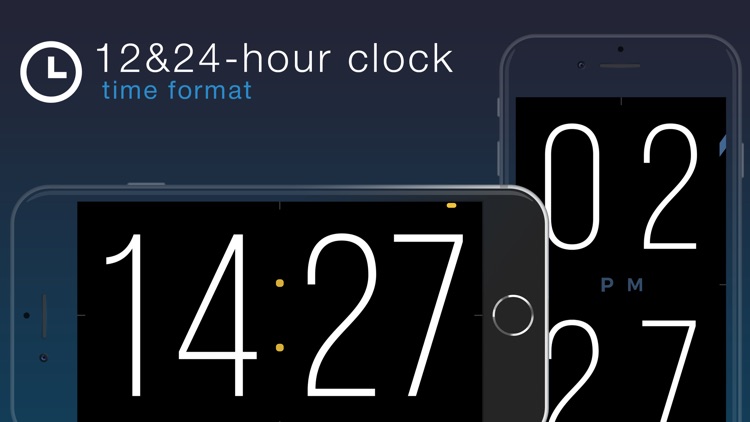ClockPhone - big digital clock screenshot-0