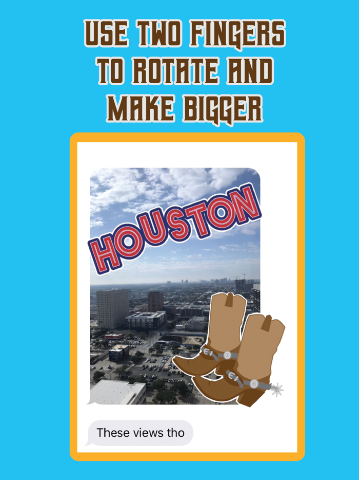 Funny Texas Animated Stickers