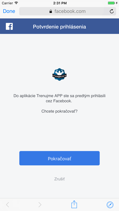 Screenshot #2 pour Trenujme.sk