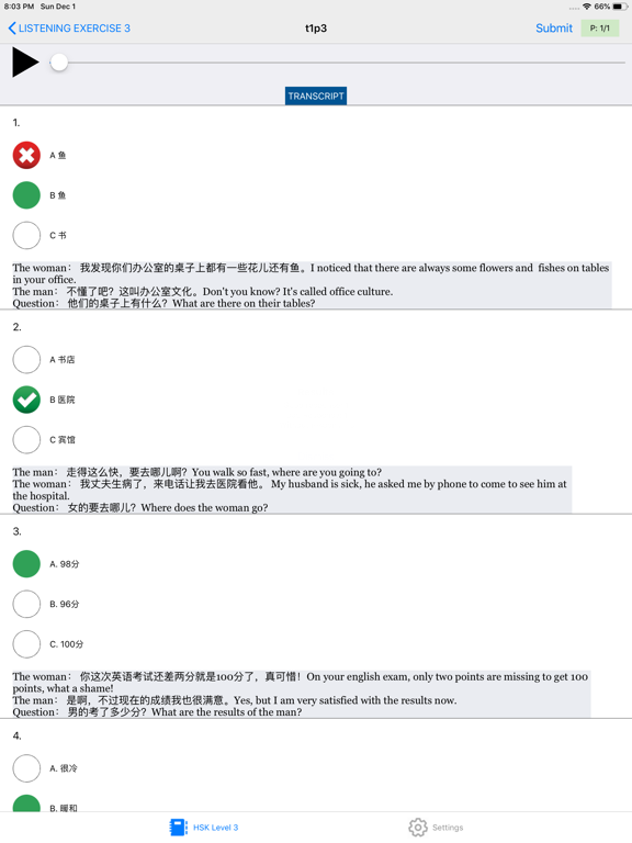 12 Complete Level 3 – 汉语水平考试® iPad screenshot
