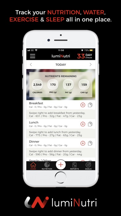 lumiNutri Screenshot
