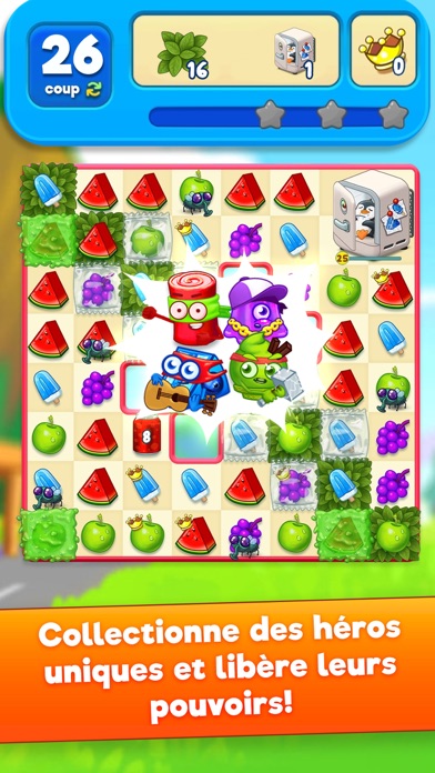 Screenshot #2 pour Sugar Heroes - World match 3!