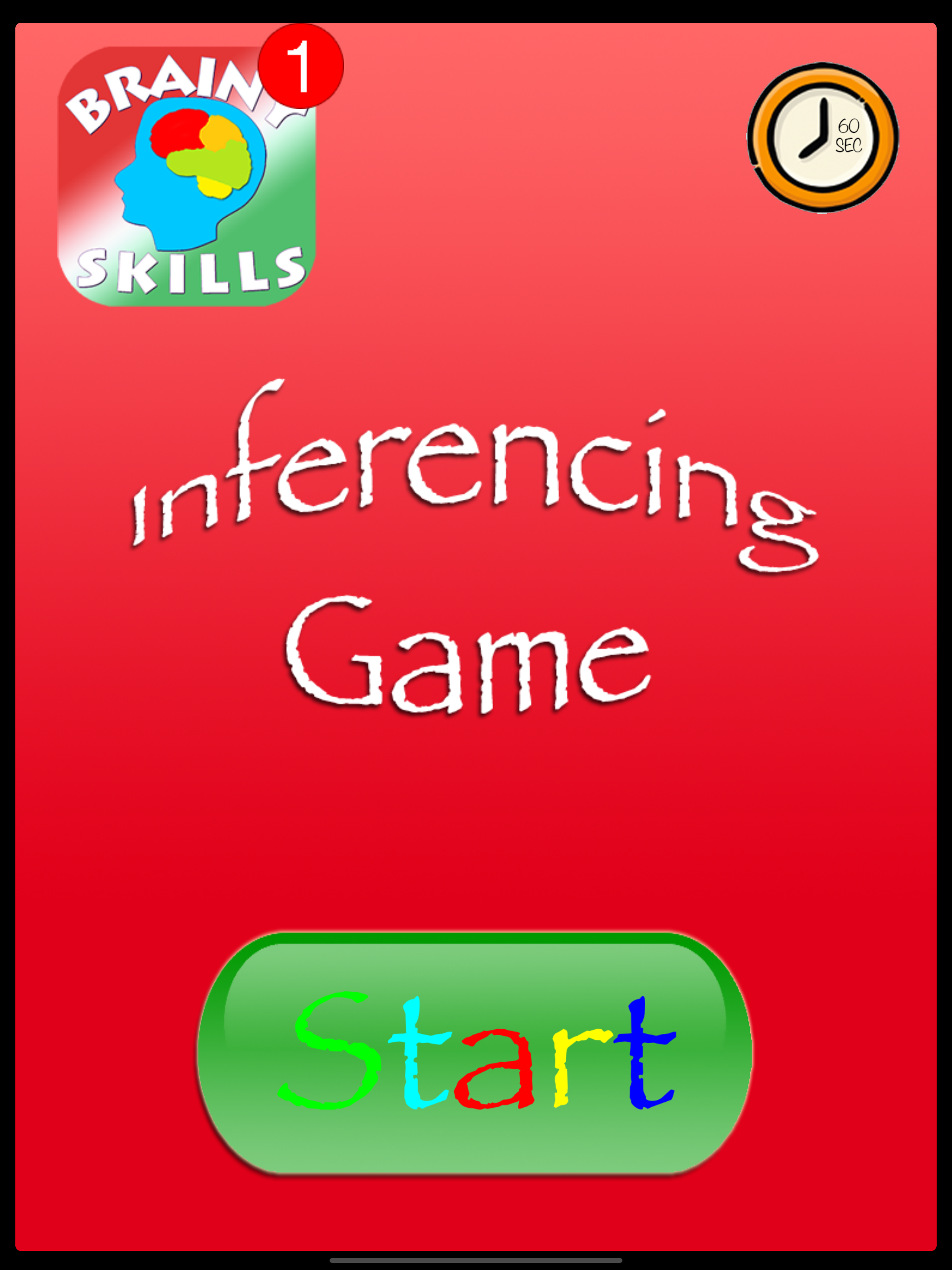 Brainy Skills Inferencing Game