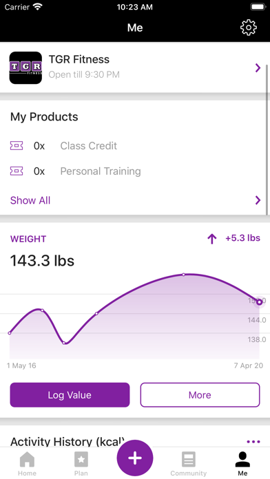 TGR Fitness Screenshot