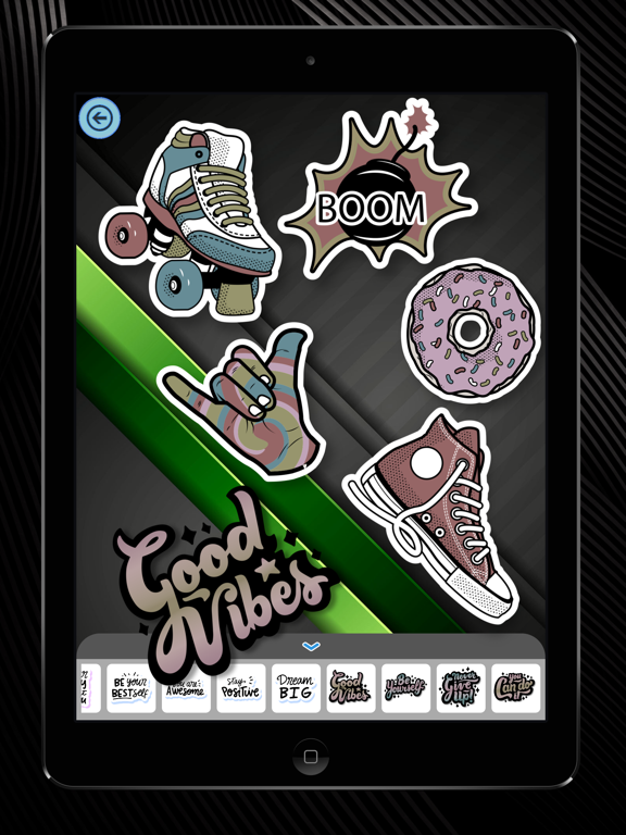 Black HD Custom Wallpapers iPad screenshot 6 - Photo & Video app