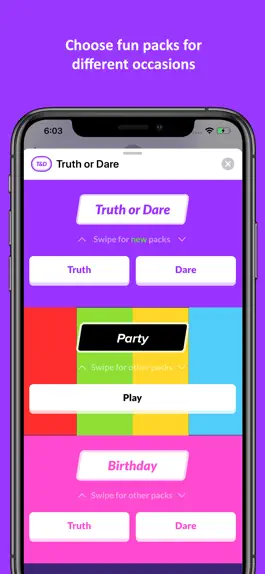Game screenshot Truthy: Truth or Dare hack
