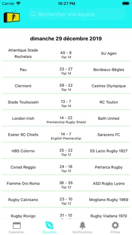 Game screenshot RugbyToWatch apk
