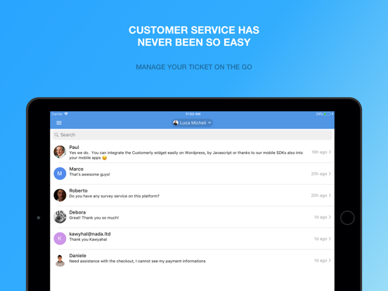 Screenshot #4 pour Live Chat Customer Support