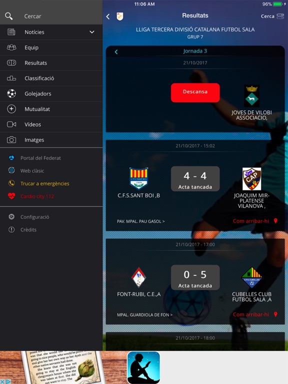 Screenshot #6 pour Federació Catalana de Futbol
