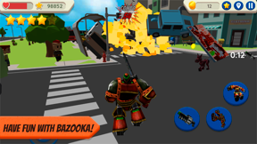 Robot Hero: City Simulator 3D screenshot