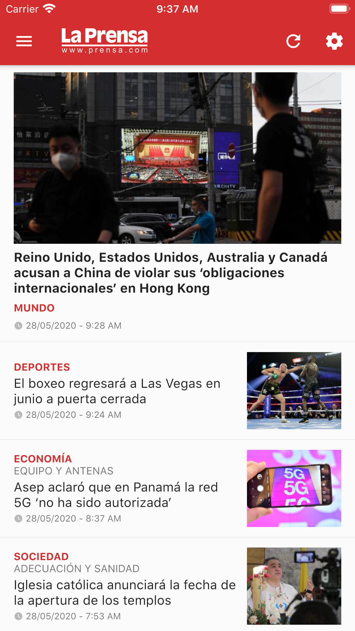 La Prensa para iPhone