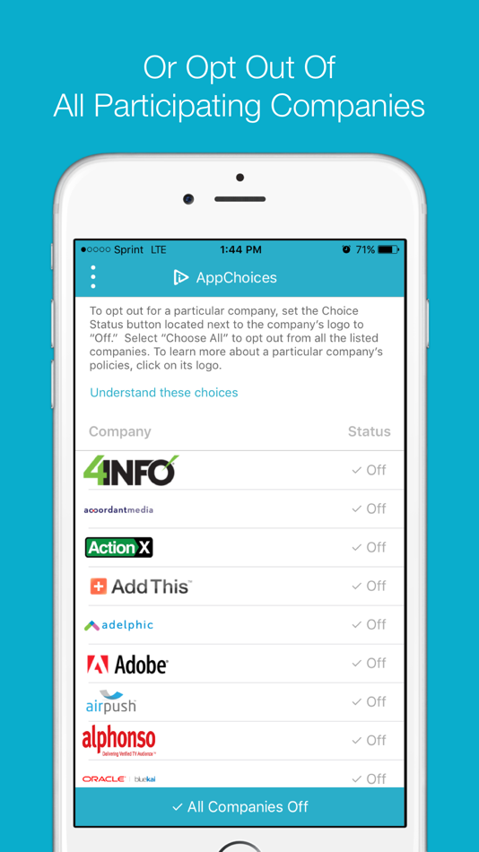 #3. AppChoices (iOS) 由: Digital Advertising Alliance