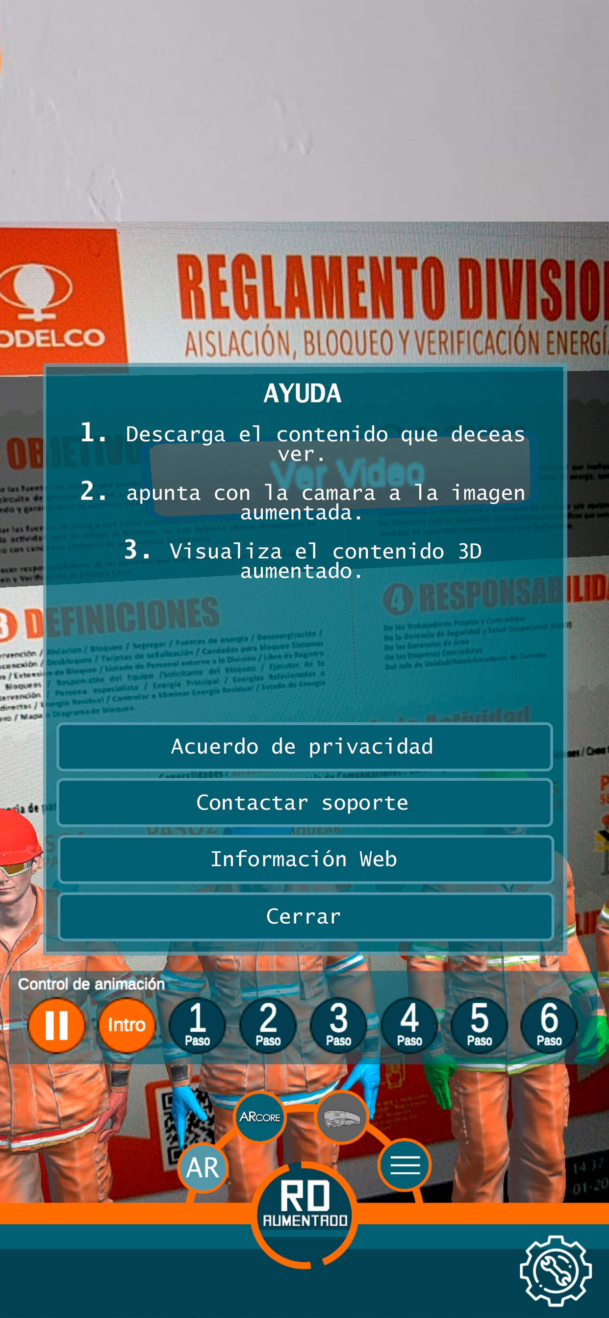Codelco AR+ screenshot 3