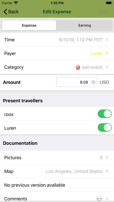 Screenshot #3 pour TravelPurse