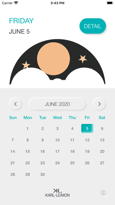 Screenshot #2 pour Moonphase Watch Calendar