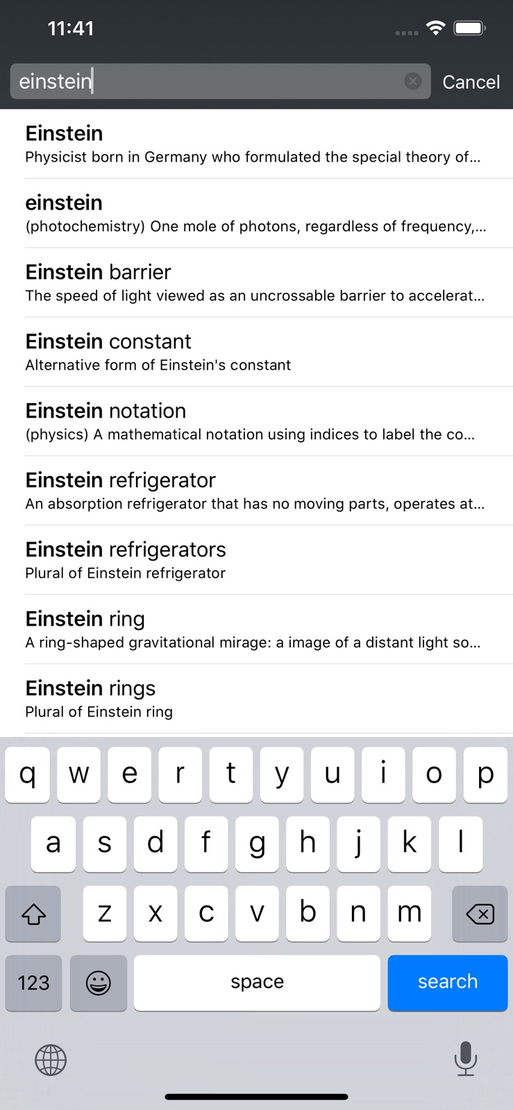 Advanced English Dictionary. iphone screenshot 4