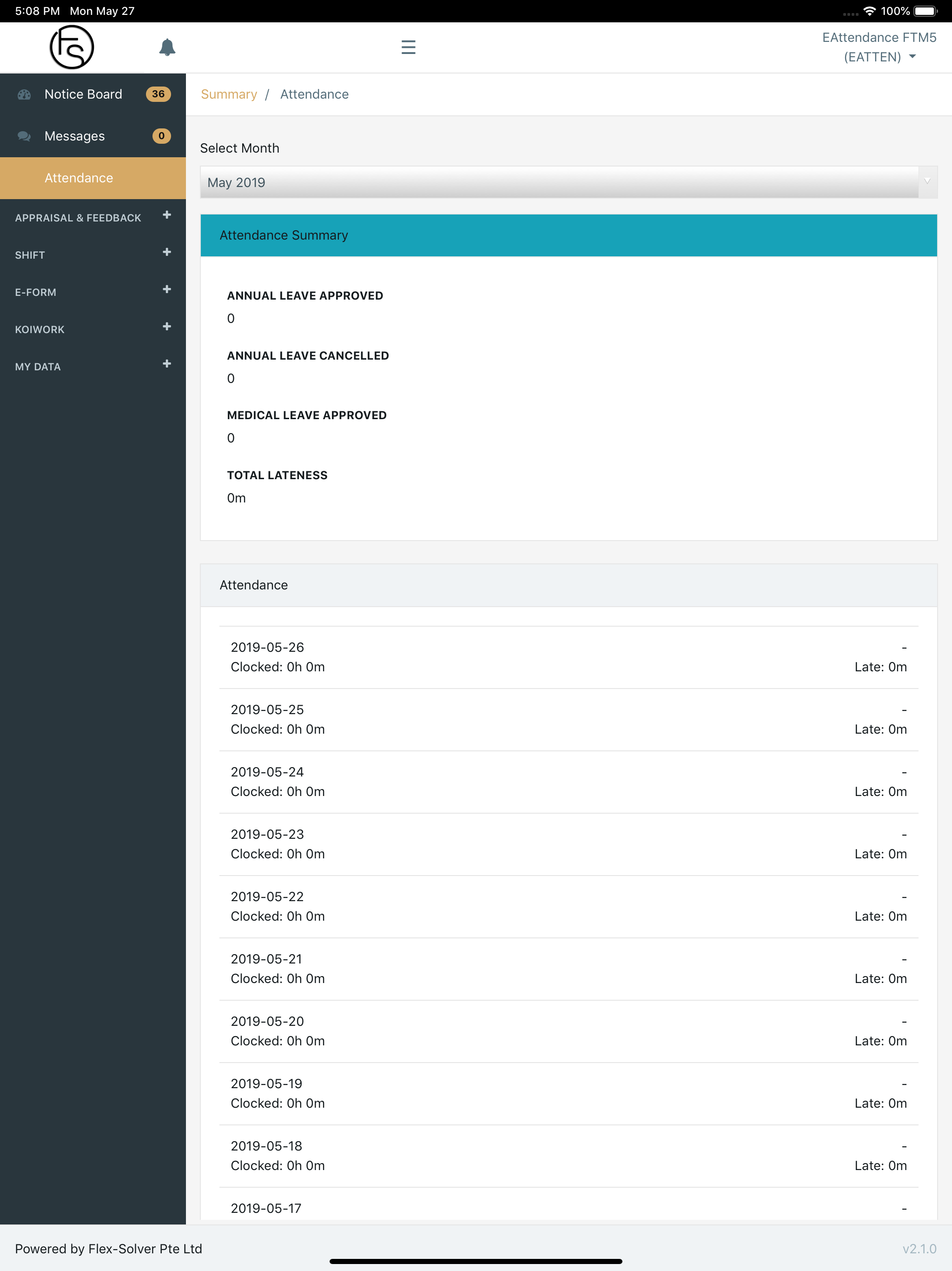FLEX Shift Scheduler screenshot 4