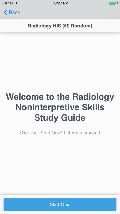 Radiology NIS Study Guide Screenshot