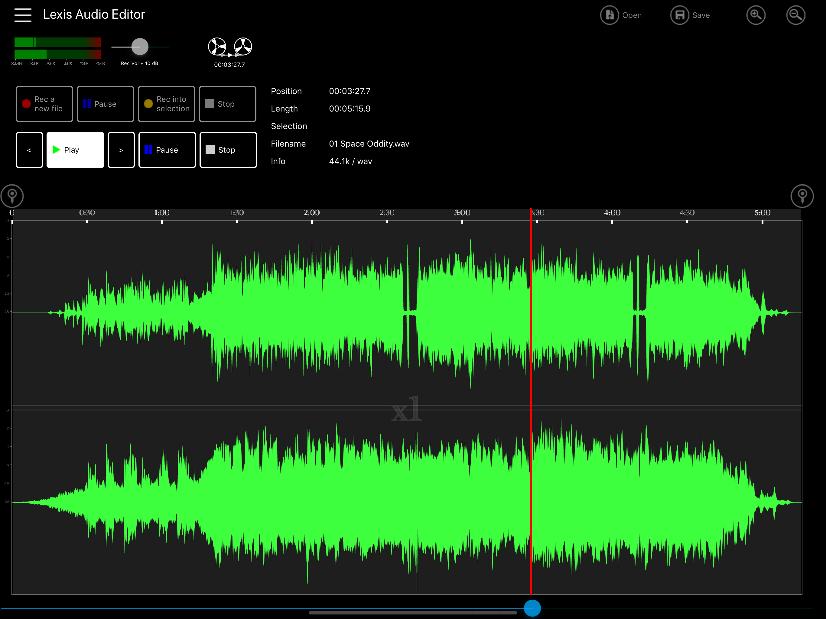 Lexis Audio Editor