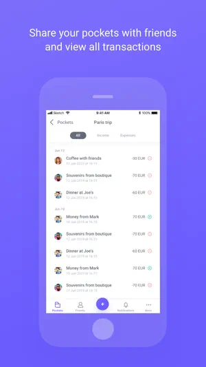 Shared Pockets screenshot 2