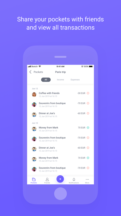 Screenshot #2 pour Shared Pockets