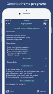 How to cancel & delete dysphagia therapy 3