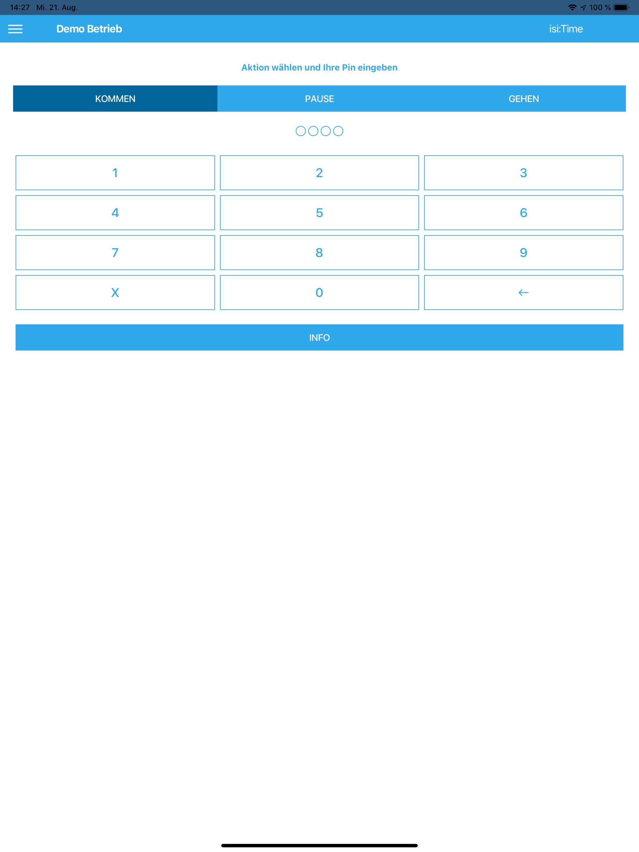 isi:Time Zeiterfassung screenshot 12