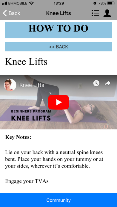 Diastasis Recti Workouts iPhone screenshot 4 - Health & Fitness app