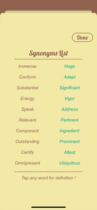 Synonyms Quiz screenshot #5 for iPhone