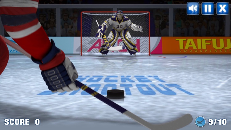 Ice Hockey shoot