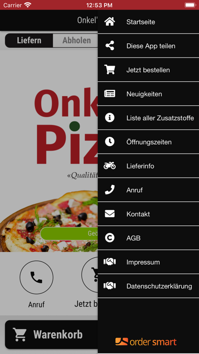 Screenshot #2 pour Onkel's Pizza