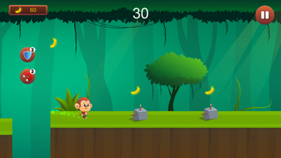 Monkey Run, Jump & Go Bananas! screenshot 2
