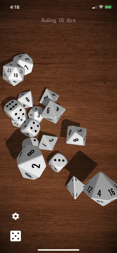 Tabletop Dice Roller