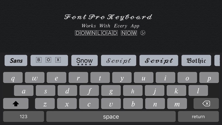 Fonts シ Keyboard fonts & Emoji screenshot-0