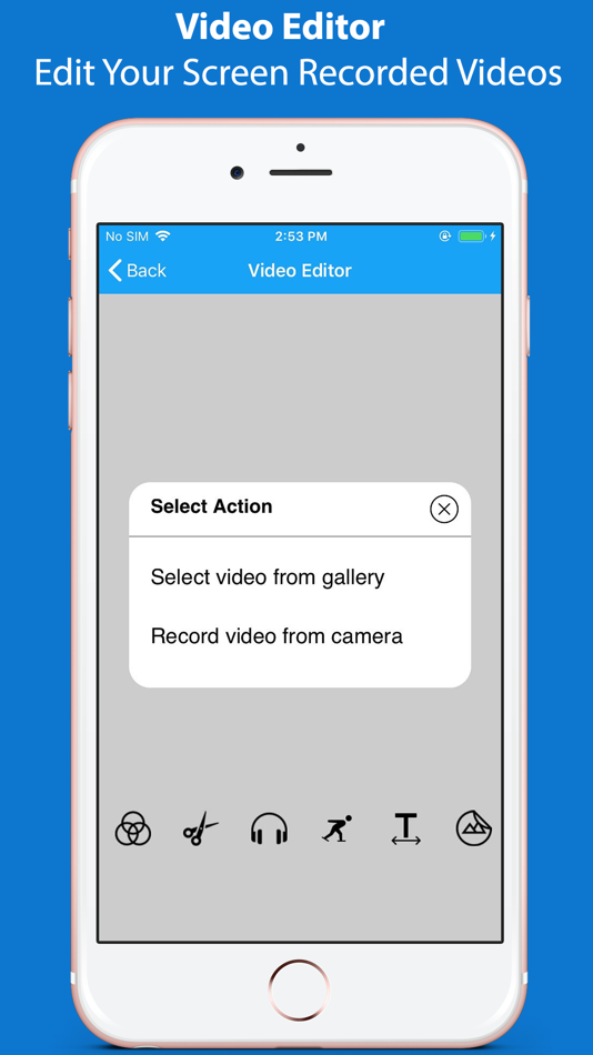 #2. Screen Recorder - Video Editor (iOS) By: Mudassar Ahmed