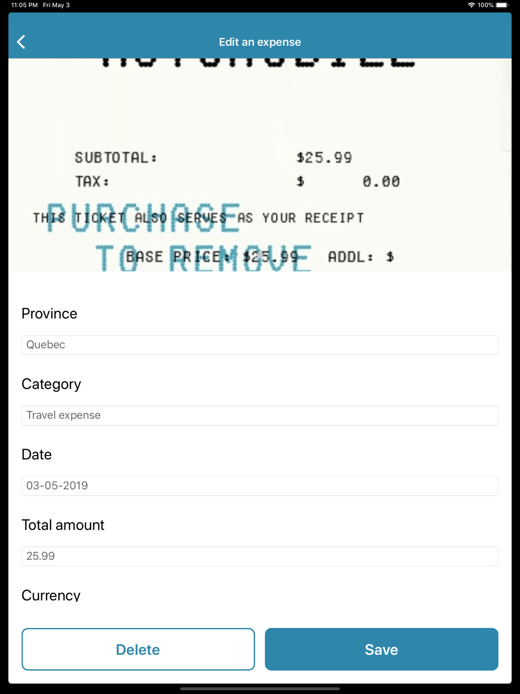 SenSaaS! T&E screenshot 5