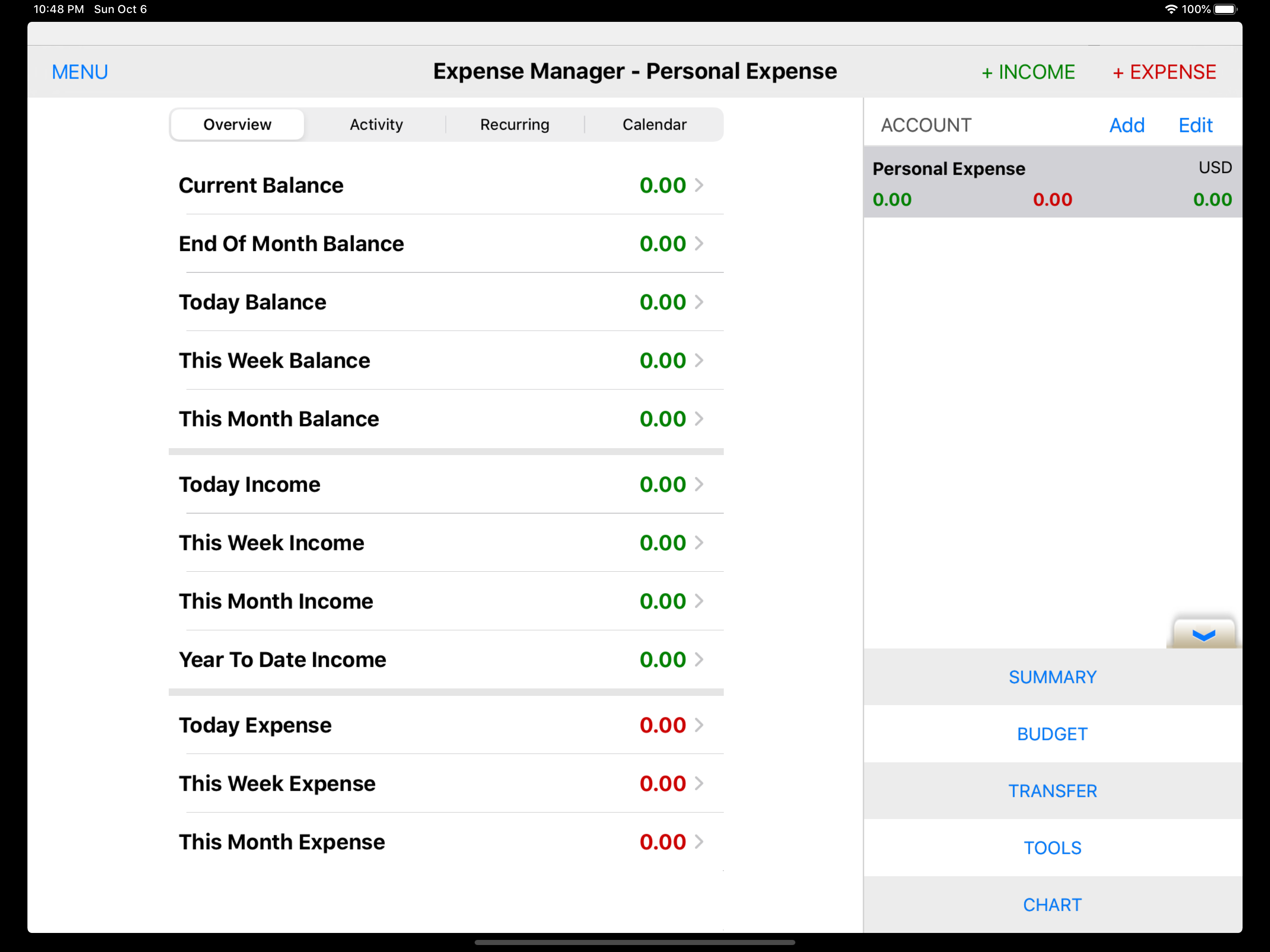 EZ Expense Manager