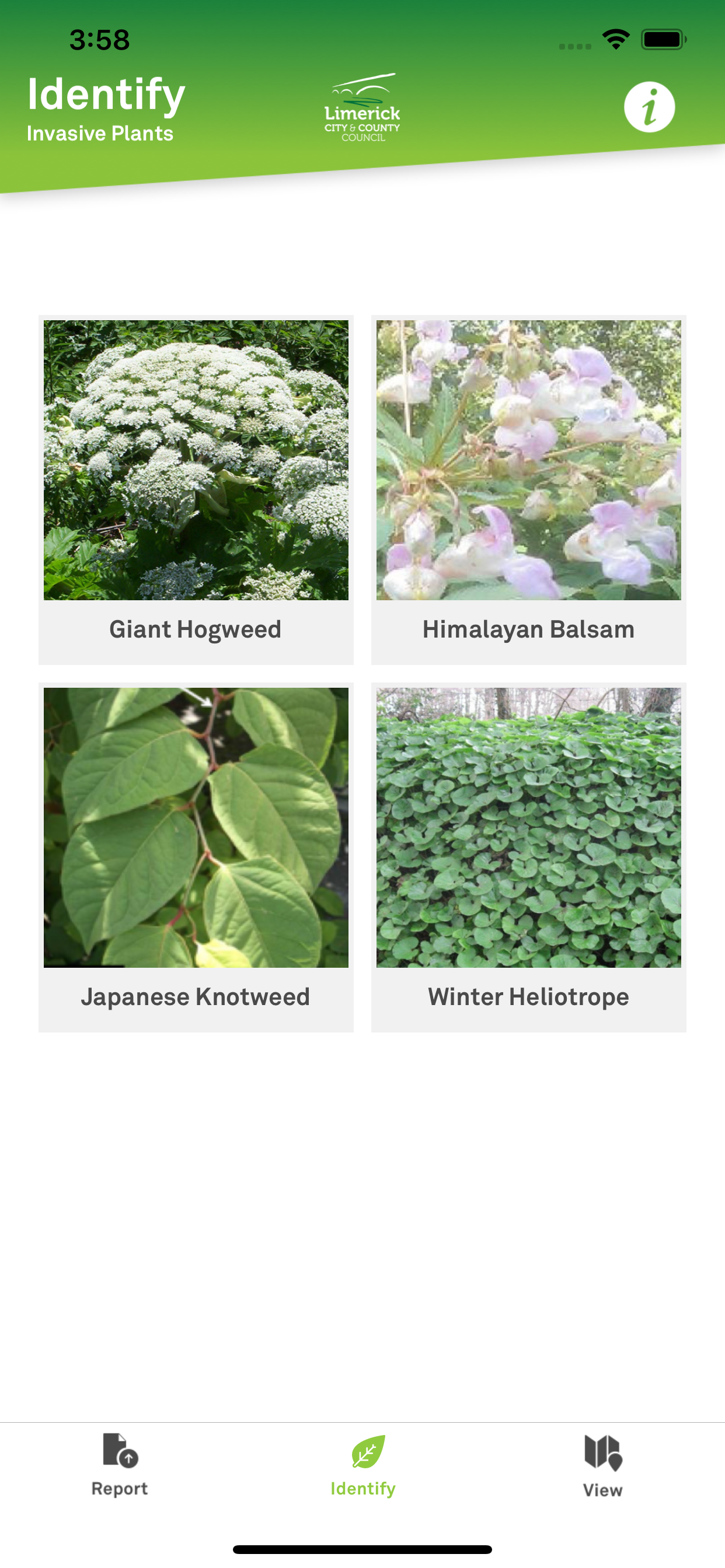 Report Invasive Plants