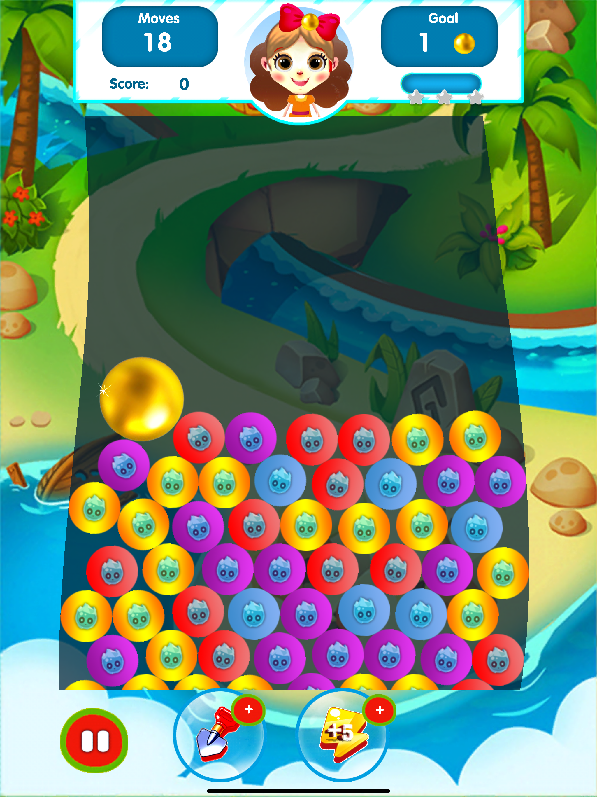 GOLD SPLASH Match 3 Puzzle