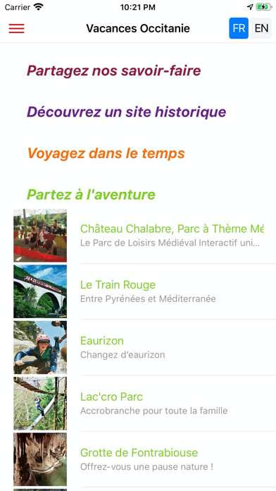 Screenshot #1 pour Vacances Occitanie