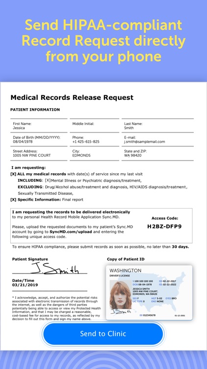 Sync.MD – Mobile Health Record