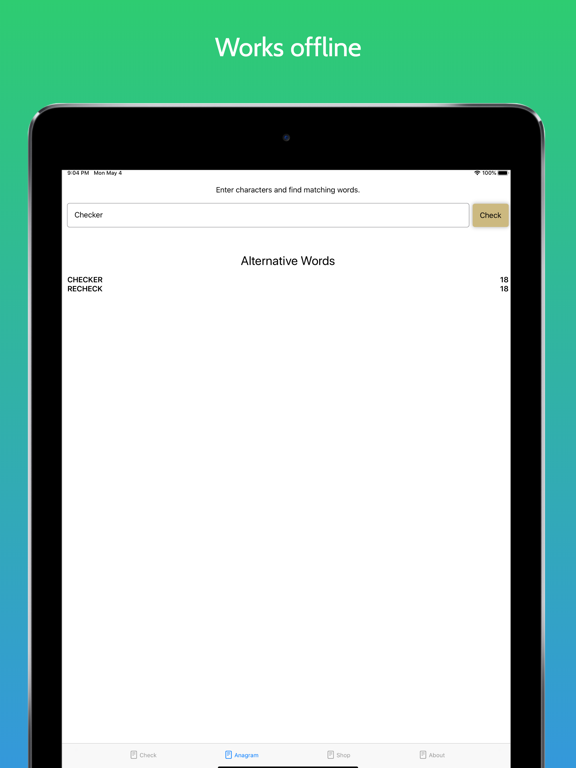 Word Checker iPad screenshot 5 - Reference app
