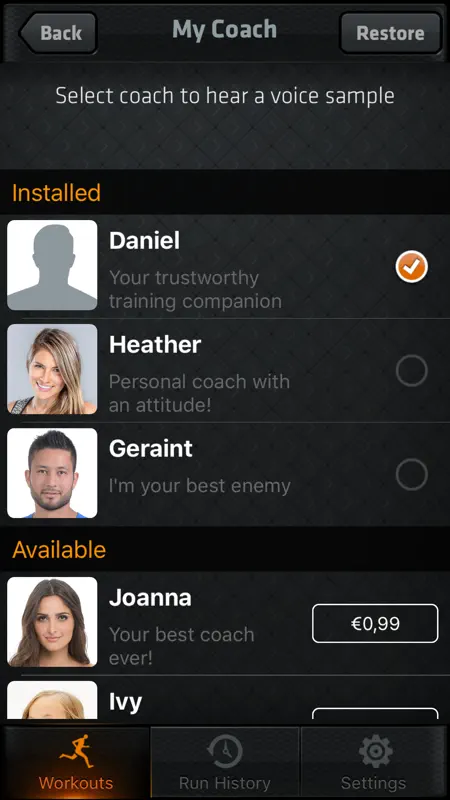 Interval Run screenshot 1 of 4