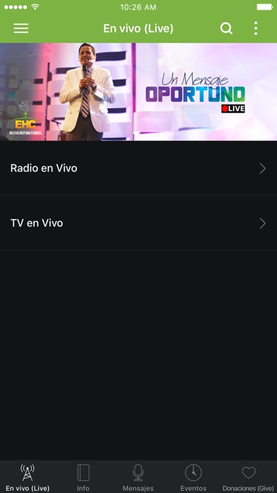Ministerio Evangel Screenshot