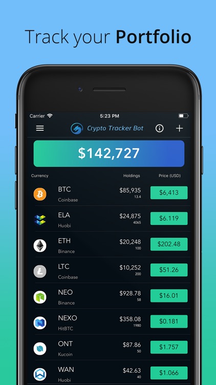 free crypto tracker bot