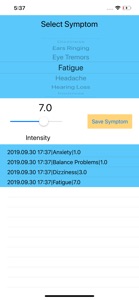 Chiari Symptom Tracker screenshot #1 for iPhone