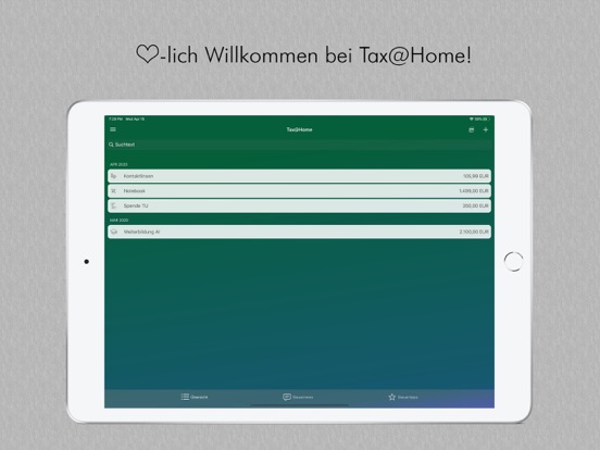 Screenshot #4 pour Tax@Home deine Steuerapp