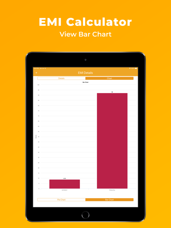 All Loan EMI Calculator iPad screenshot 5 - Finance app